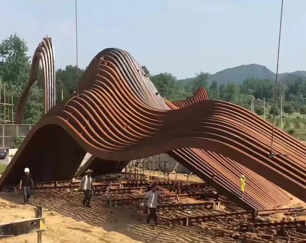 四更镇耐候钢板雕塑