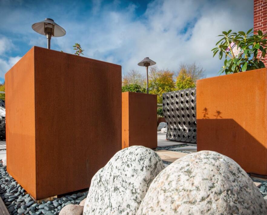 四更镇锈钢板花箱